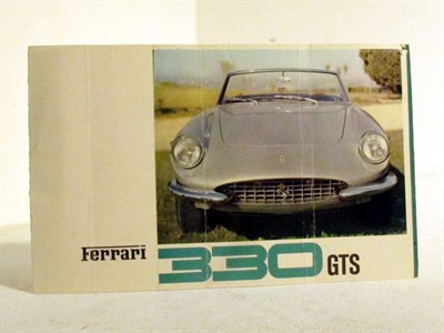 Lot 337 - A Sales Brochure for the Ferrari 330GTS