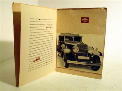 Lot 341 - A Cadillac Range Brochure - 1930