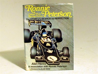 Lot 346 - 'Ronnie Peterson - The Story of a Search for Perfection' (Signed)