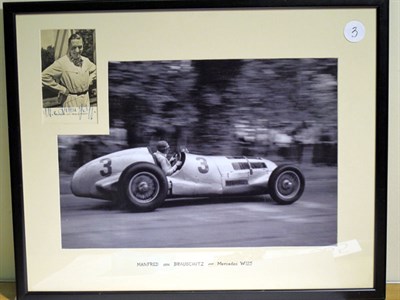 Lot 365 - Manfred von Brauchitsch Signed Presentation