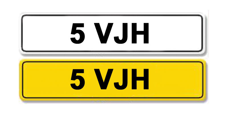 Lot 4 - Registration Number 5 VJH