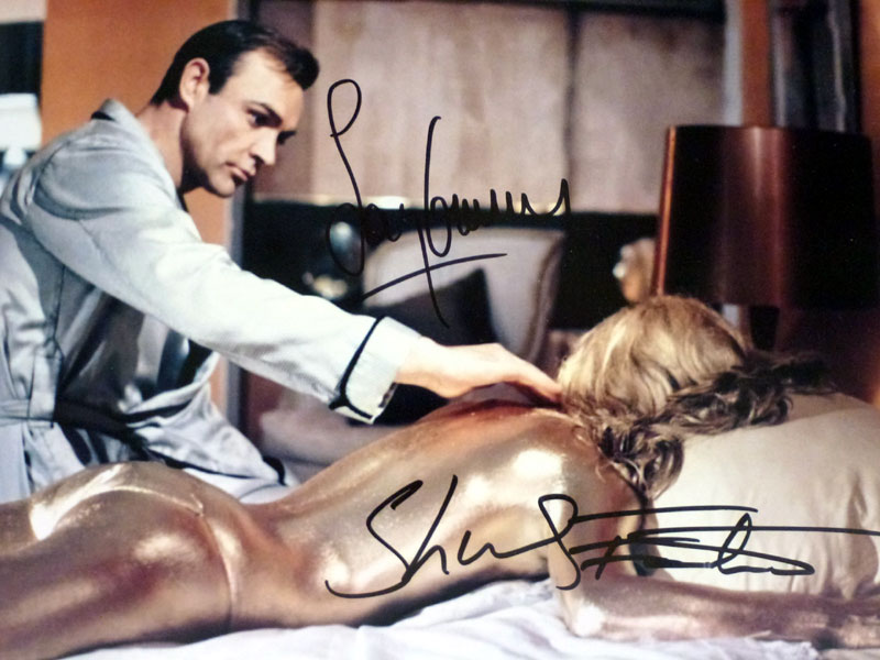 Lot 48 - Sean Connery and Shirley Eaton 'Goldfinger' Signed Photograph