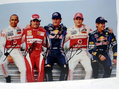 Lot 144 - Formula One Signed Colour Photograph