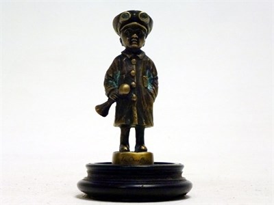 Lot 149 - 'The Edwardian Chauffeur' Mascot by Ondine, c1910