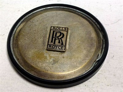 Lot 239 - An Original Rolls-Royce Metal Licence Disc Holder