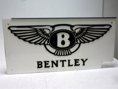 Lot 259 - A Bentley Motors Showroom Sign