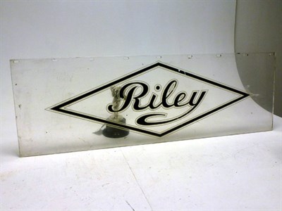 Lot 260 - Riley Perspex Showroom Sign