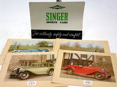 Lot 288 - Singer Ephemera