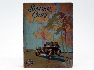 Lot 291 - A Rare Singer Cars Sales Brochure