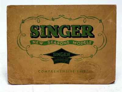 Lot 292 - A Rare Singer Cars 'New Seasons Models' Sales Brochure