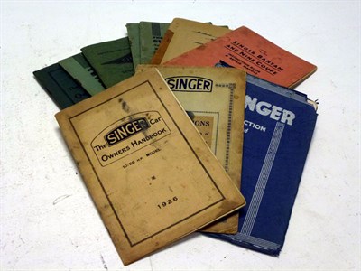 Lot 296 - A Quantity of Singer Technical Literature