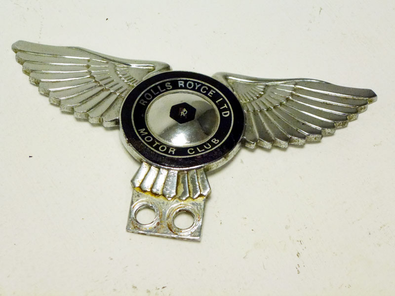 Lot 332 - An RRMC (Rolls-Royce Motor Club) Car Badge