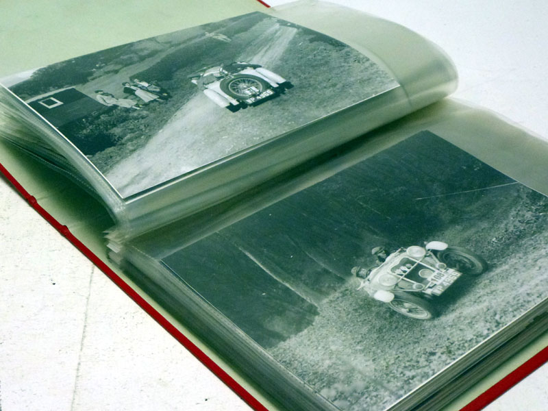 Lot 358 - An Album of Black/White Photographs Depicting Singer Cars
