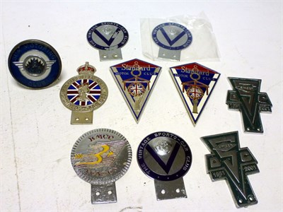 Lot 368 - Quantity of British Car Badges