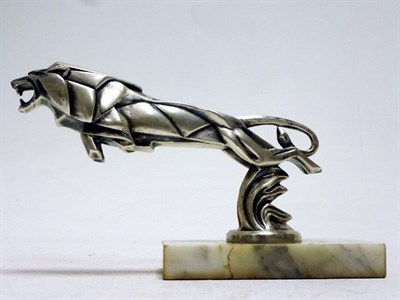 Lot 251 - Leaping Lion Accessory Mascot by Casmir Brau
