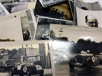 Lot 270 - Black/White Motor Racing Photographs