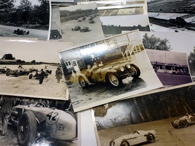 Lot 272 - Black/White Motor Racing Photographs