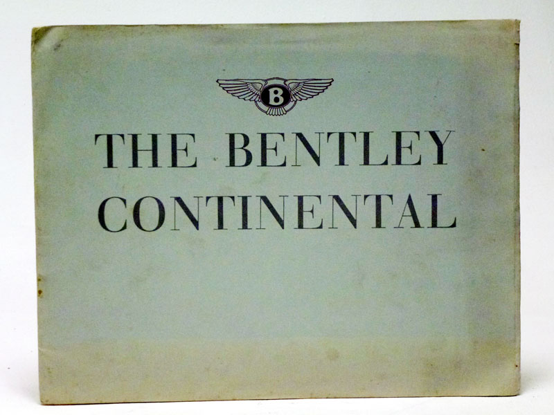 Lot 311 - 'The Bentley Continental' Sales Brochure