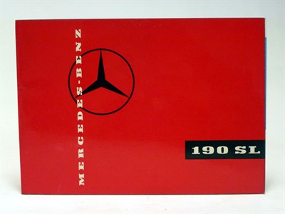 Lot 312 - Mercedes-Benz 190SL Sales Brochure