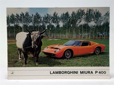 Lot 316 - Lamborghini Muira P400 Sales Brochure