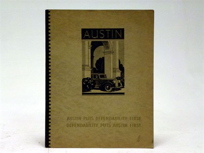Lot 319 - A Deluxe Austin Range Brochure