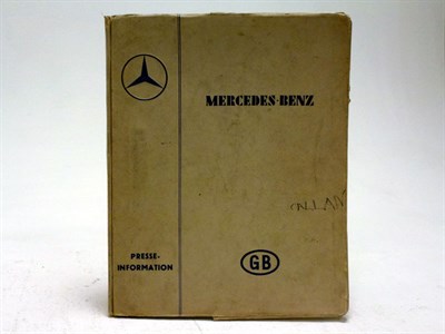 Lot 341 - 'Mercedes-Benz Presse-Unterlagen 1938'