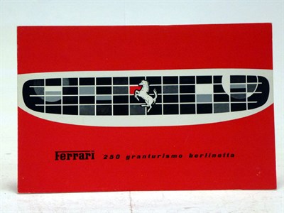 Lot 384 - Ferrari 250 Granturismo Berlinetta Sales Brochure