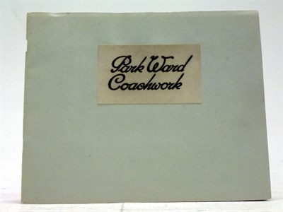 Lot 385 - A Park Ward Coachwork Brochure