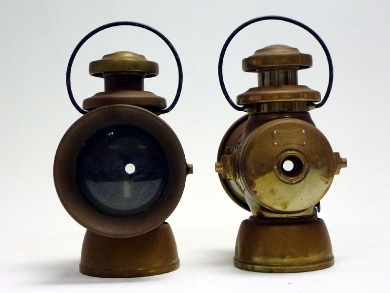 Lot 6 - A Pair of Lucas 'King of the Road' Side Lamps