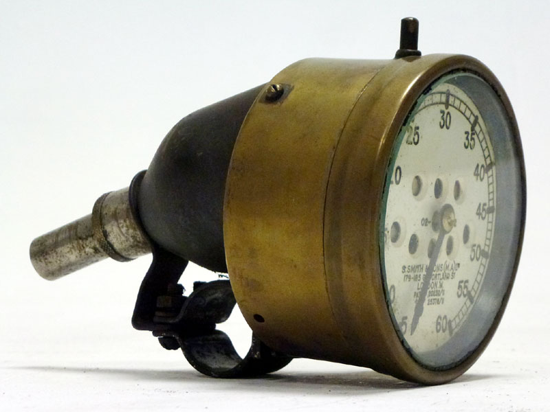 Lot 64 - An Early 'S.Smith & Son' Motorcycle Speedometer