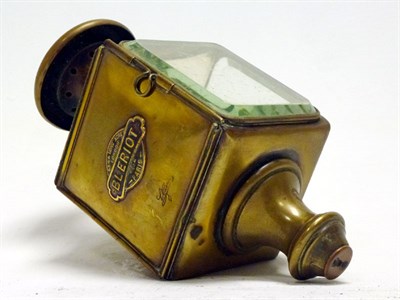 Lot 123 - Bleriot Brass Side Lamp