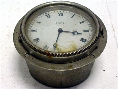 Lot 125 - An Eight Day Car Clock
