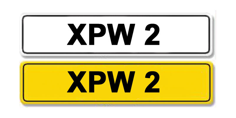Lot 3 - Registration Number XPW 2