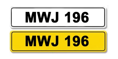 Lot 7 - Registration Number MWJ 196