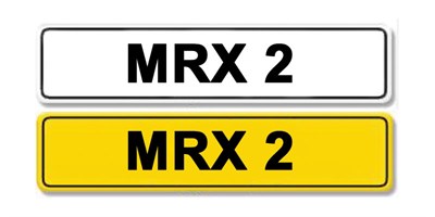 Lot 6 - Registration Number MRX 2