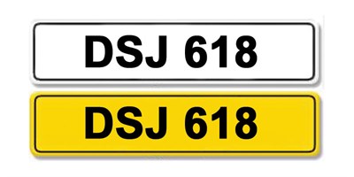 Lot 1 - Registration Number DSJ 618