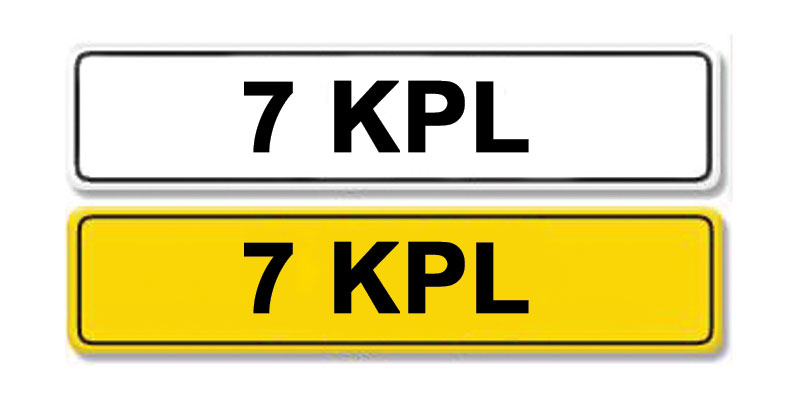 Lot 4 - Registration Number 7 KPL