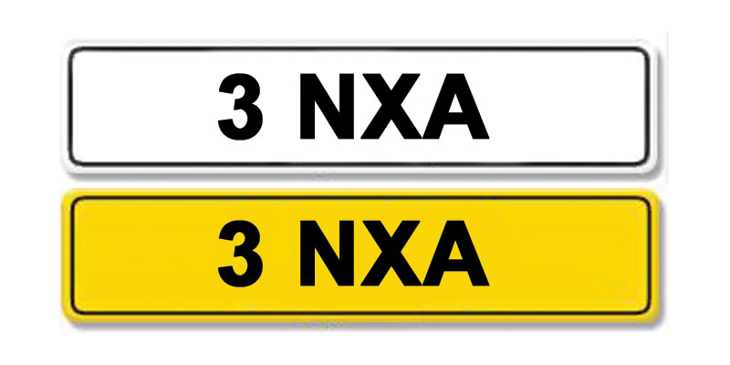 Lot 2 - Registration Number 3 NXA