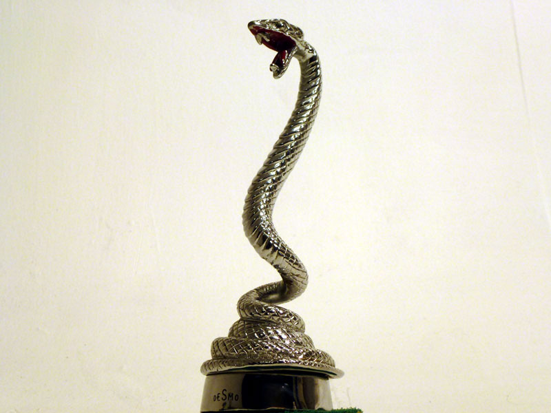 Lot 85 - 'Cobra' Accessory Mascot, Marked 'Desmo'
