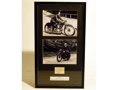 Lot 64 - A Signed George Brough 'Old Bill' Photographic Presentation