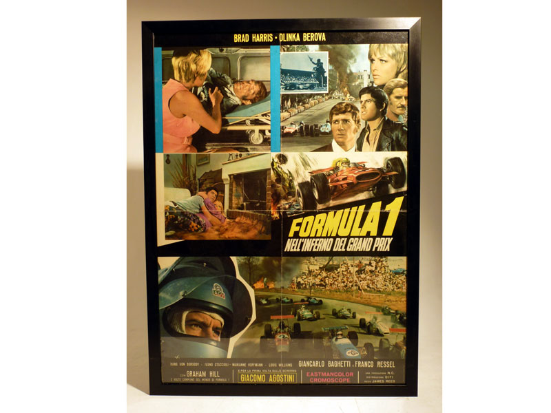 Lot 7 - Formula 1: 'The Hell of the Grand Prix' Original Movie Poster