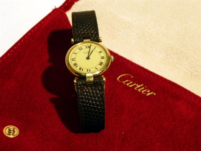 Lot 62 - Cartier Ladies Wristwatch