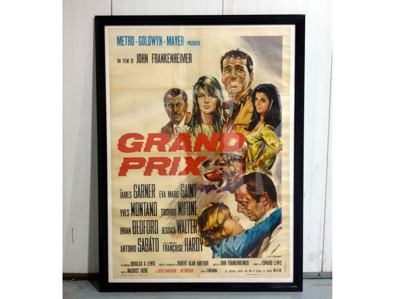 Lot 52 - Framed/Glazed 'Grand Prix' Movie Poster