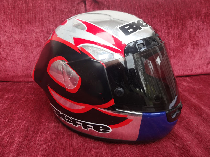 Lot 19 - Jeremy McWilliams Race Helmet
