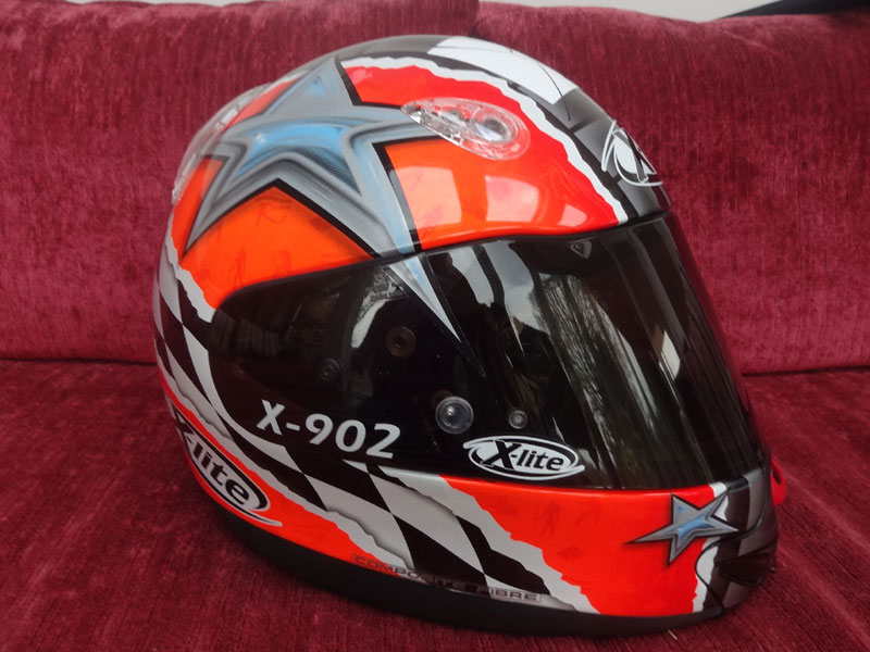 Lot 25 - Carlos Checa 2002 Signed Replica Helmet