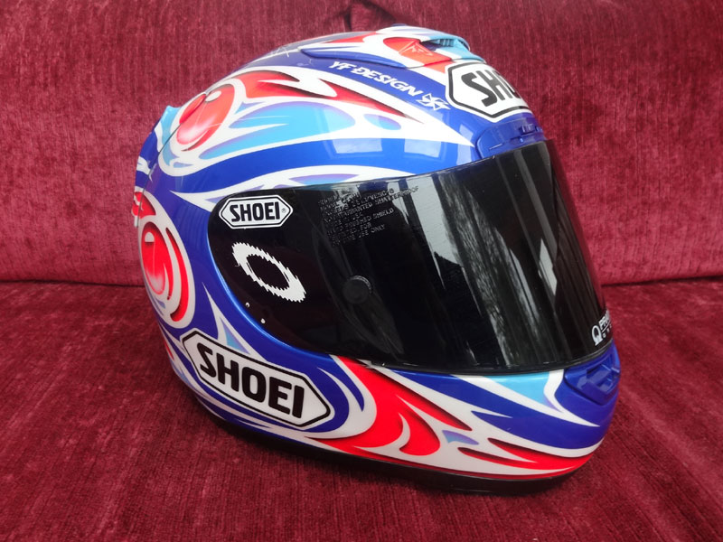 Lot 26 - Makoto Tamada 2004 Signed Race Helmet