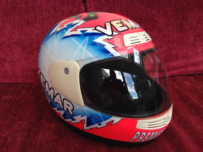 Lot 28 - Steve Hislop Signed Race Helmet