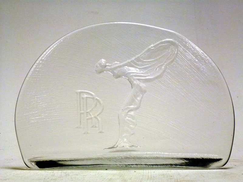 Lot 194 - Rolls-Royce Glass Showroom Sign