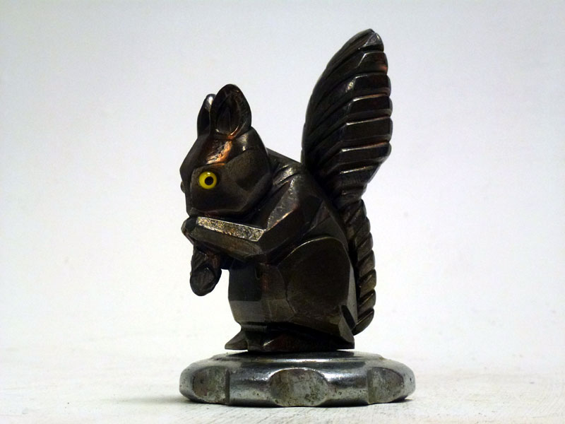 Lot 219 - 'Squirrel Eating a Nut' Accessory Mascot by H. Moreau