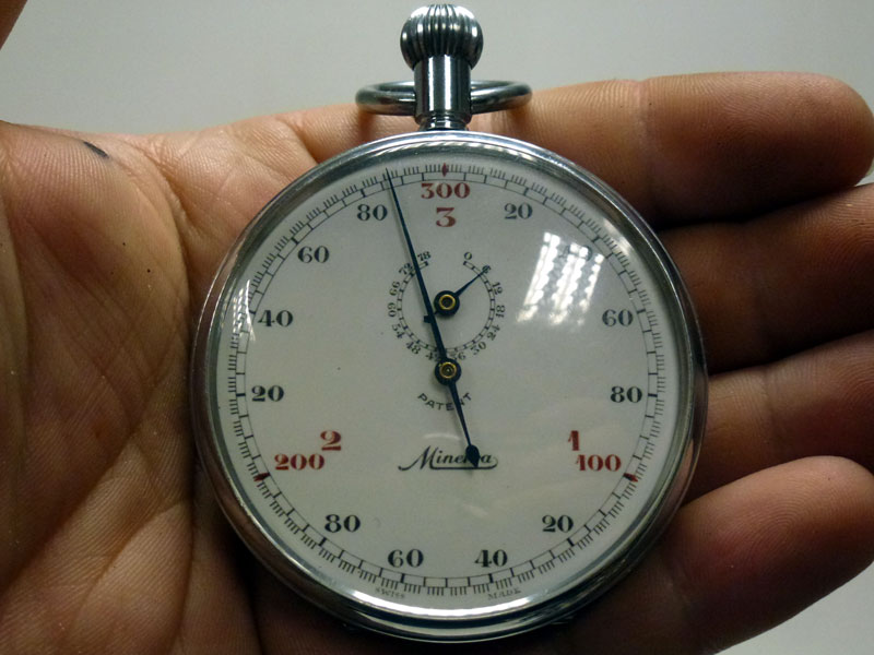 Lot 260 - A Minerva Stop Watch